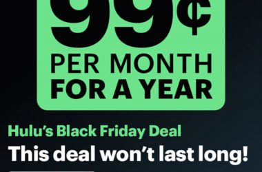 Extended Deal!! Get Hulu for Just $.99 a Month for The First Year!